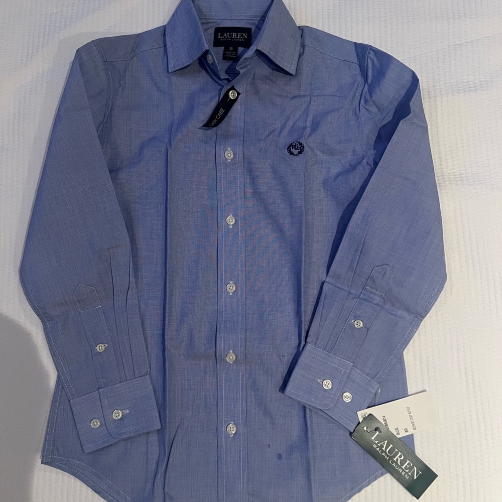 Kid’s Blue Dress Shirt